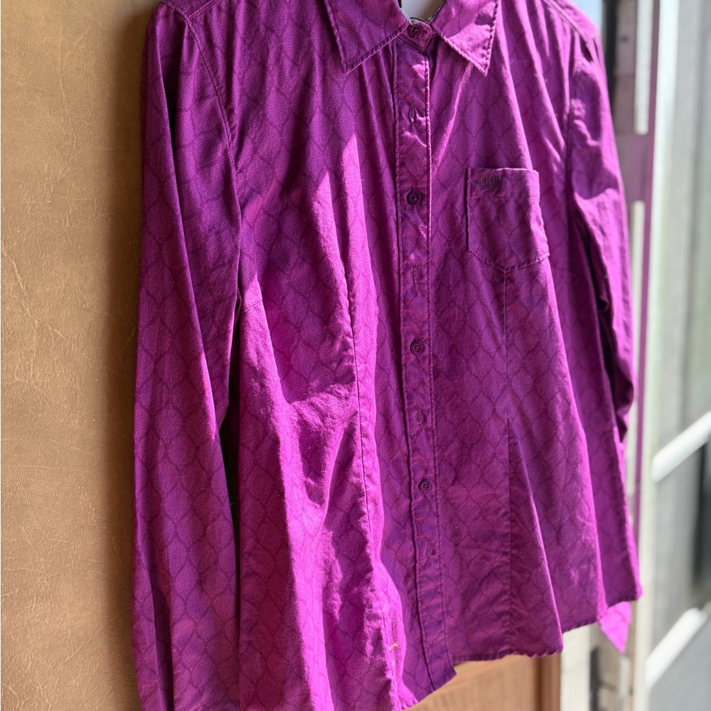 Cinch Purple Button-Down Shirt